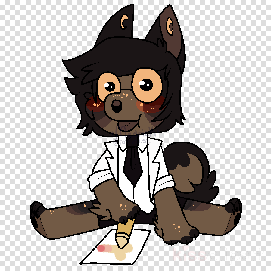 Cartoon Clipart Cat Dog Horse (900x900), Png Download