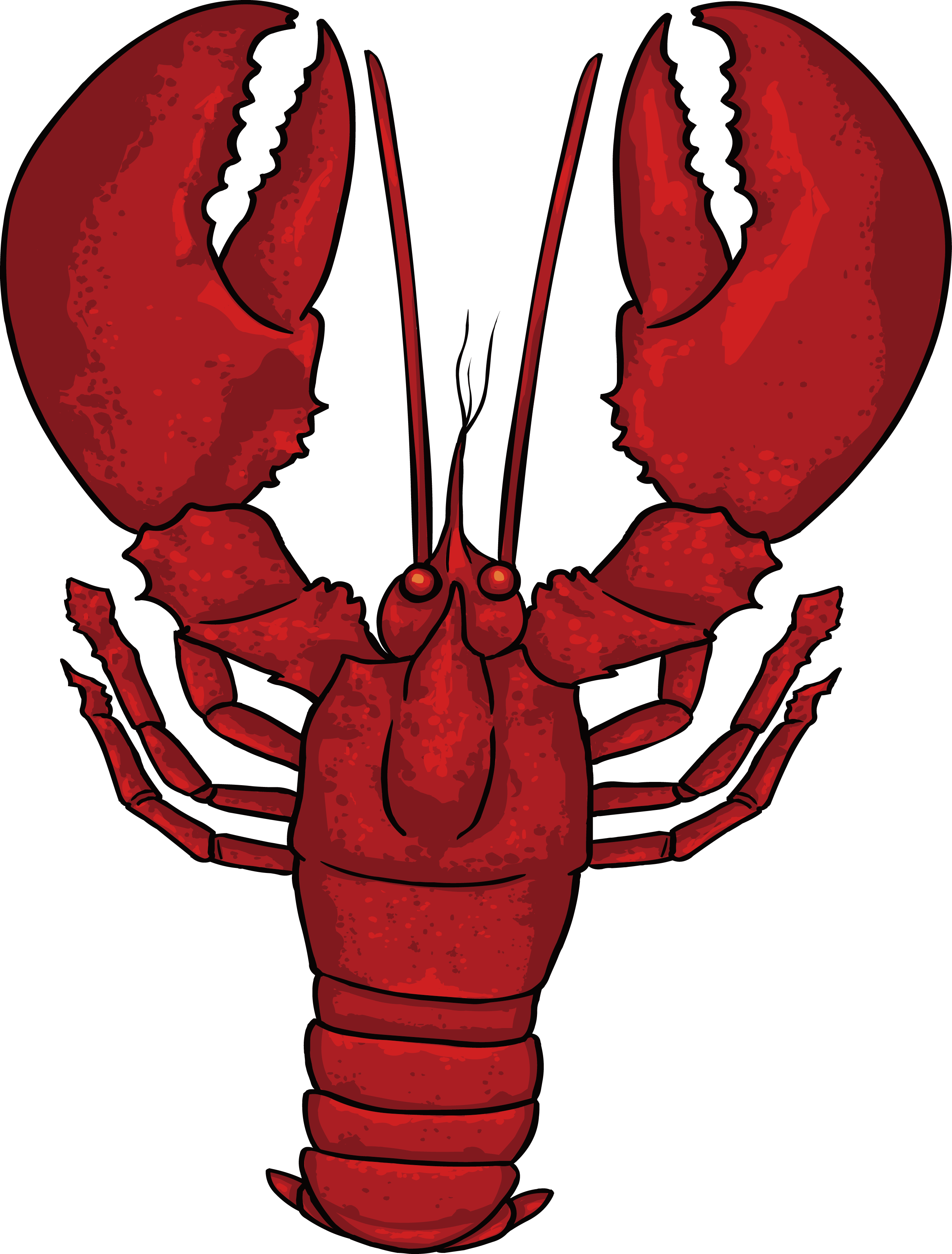 Crabs Clipart Lobster (2645x3485), Png Download
