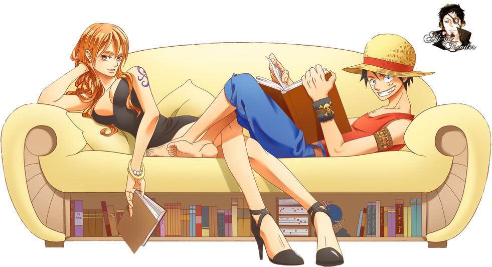 Op Nami Ruffy Render By Aki Ya-d75wu8u (1024x605), Png Download