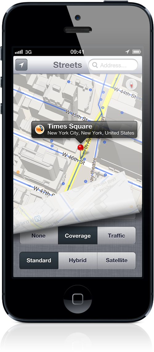 Streets Coverage Layer Streets (500x1142), Png Download