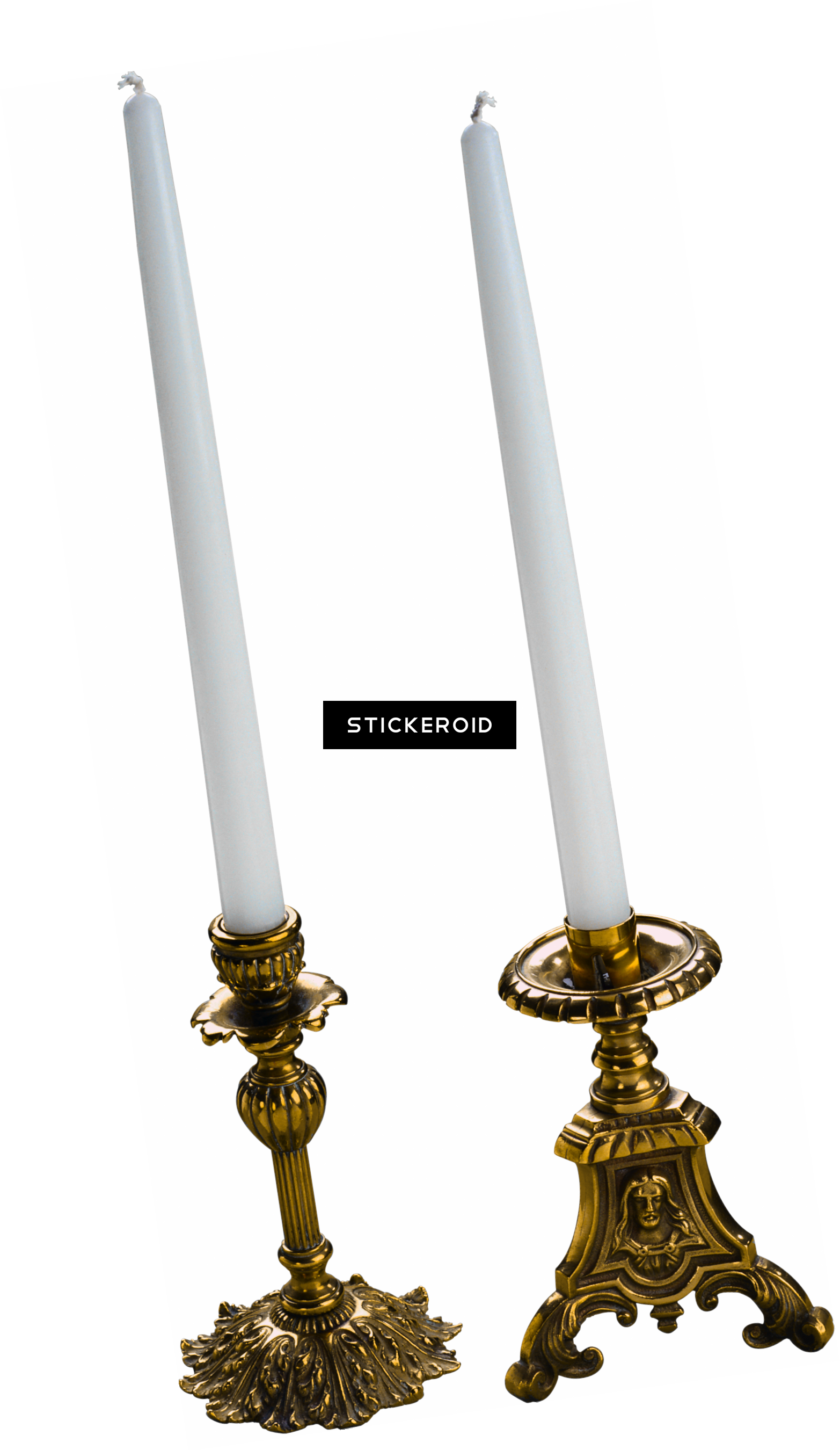 Christmas Candle Candles (1565x2700), Png Download