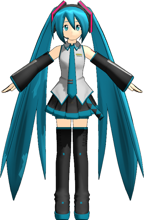 Miku Hatsune (487x744), Png Download