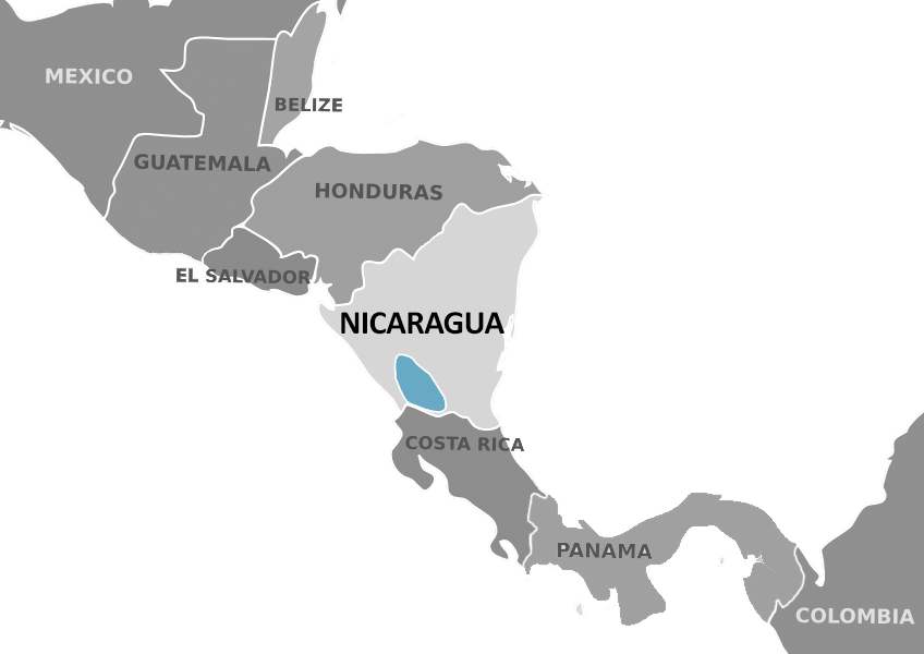 Central America Map (848x600), Png Download