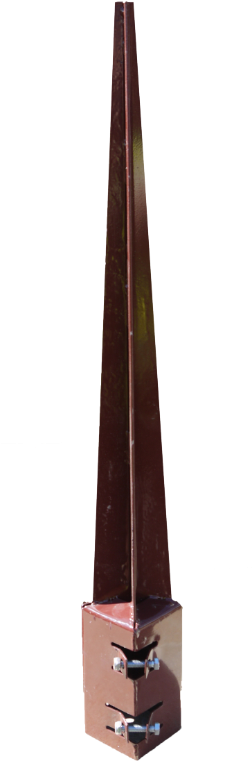 Fence Post Socket Spike 3”x3” 750mm (1120x1120), Png Download