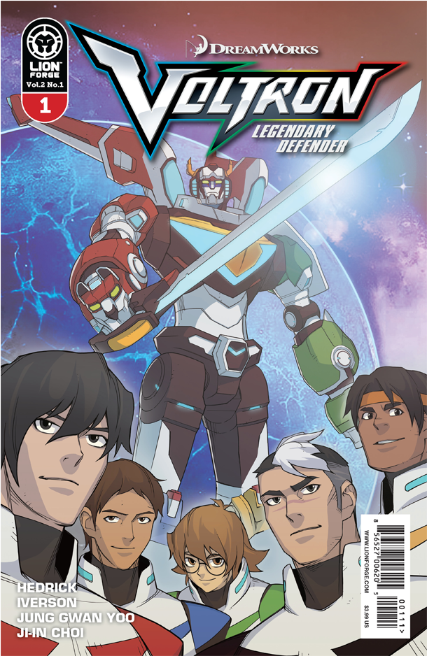 Voltron Legendary Defender Volume 2 Issue (1023x1024), Png Download