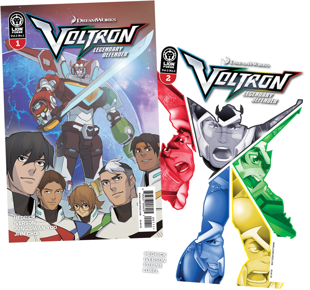 Voltron Legendary Defender Volume 2 Issue (1023x1024), Png Download