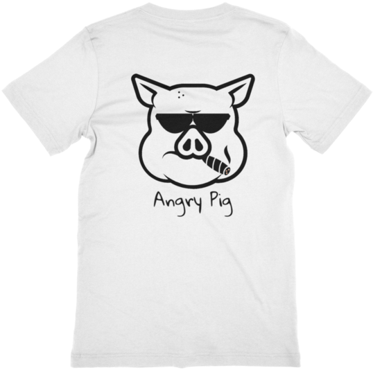 Angry Pig Vegan T Shirt (600x600), Png Download