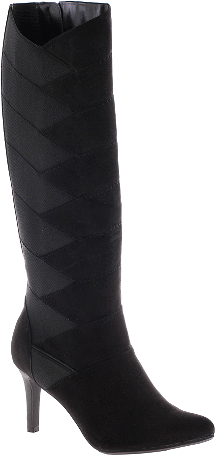 Madeline, You Don't Say, Black, Tall Stiletto Boot (1024x1024), Png Download