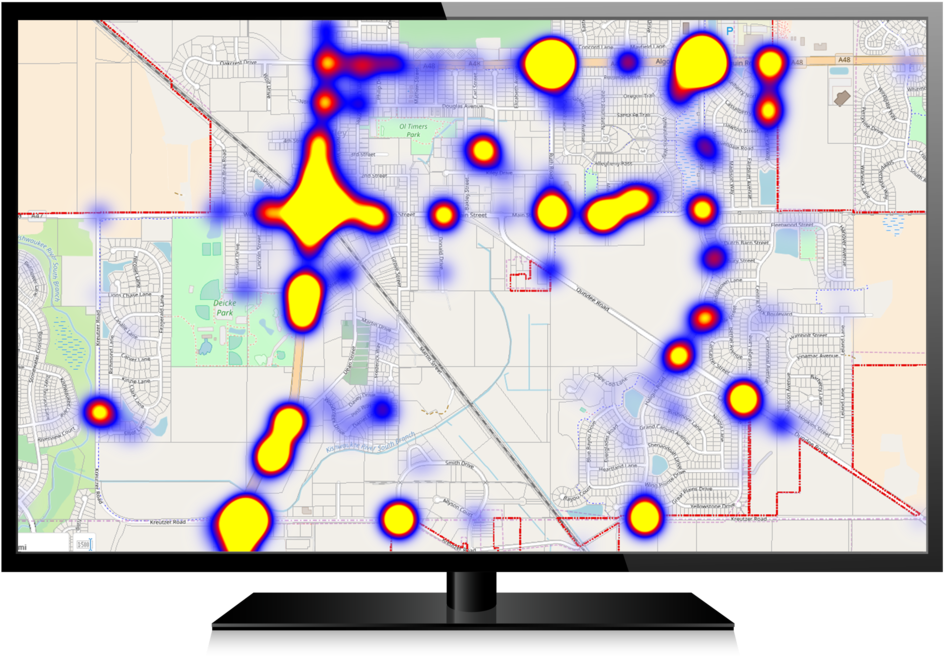 Download Police Heat Map Full Size PNG Image PNGkit