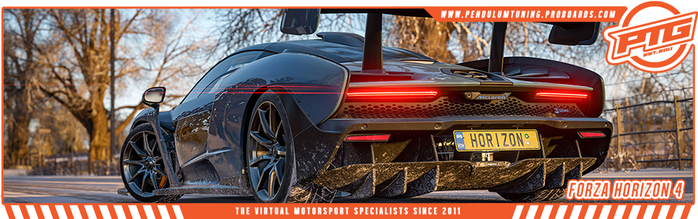 Welcome To The Official Forza Horizon 4 Pendulum Tuning (1000x339), Png Download