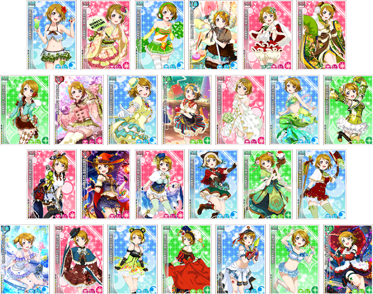 Hanayo Eligible Cards (755x596), Png Download