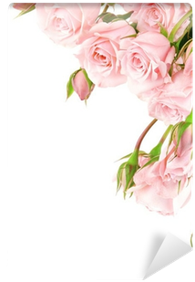 Pink Rose Border Clipart (400x400), Png Download