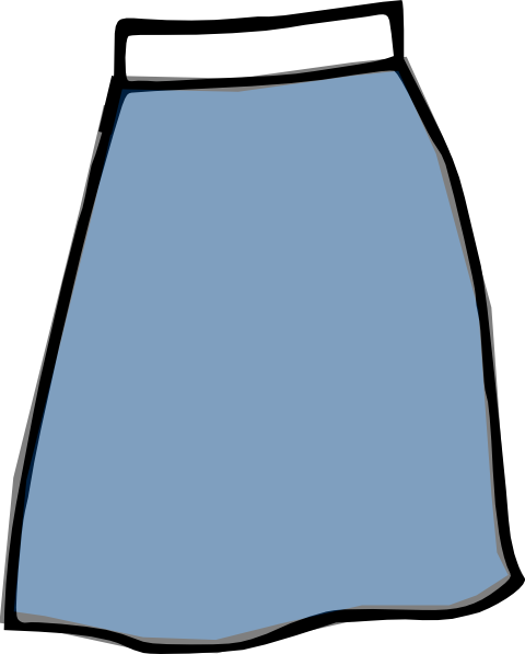 Small - Skirt Transparent Clipart (480x597), Png Download