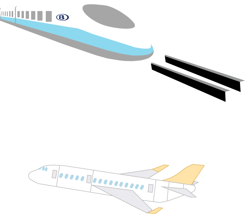 Avion 2017 06 30 - Fokker 70 (819x717), Png Download