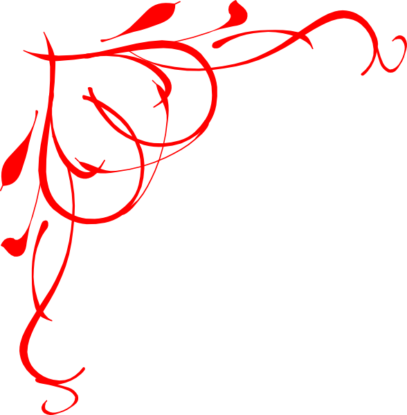 Red Swirls (588x600), Png Download