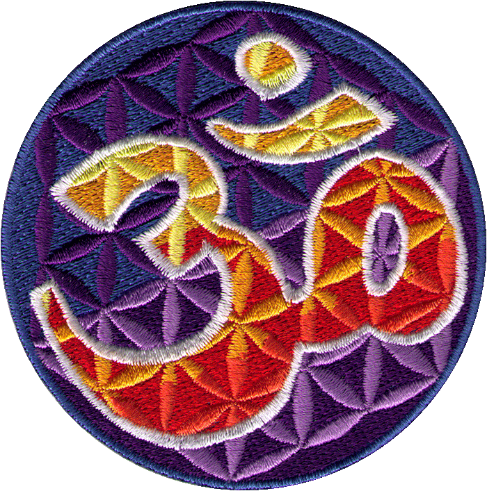 Om Symbol - Patch - Peace Patch (700x707), Png Download
