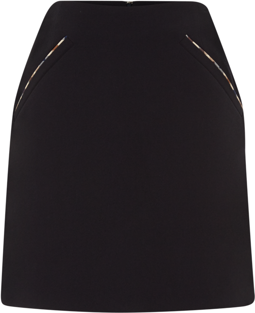 Antora Crepe Skirt - Miniskirt (584x764), Png Download