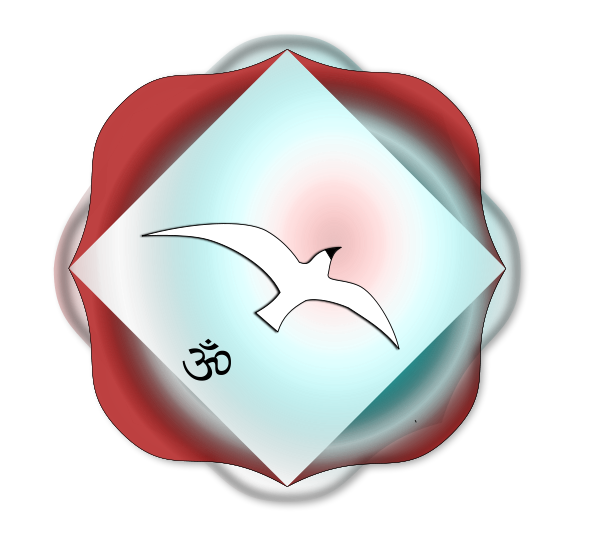 Lotus Seagull Om Png Images 600 X (600x544), Png Download