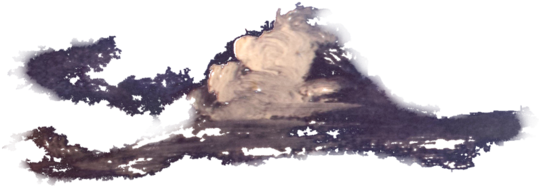 A Child Leaned Across A Rickety Fence And Looked Out - Nunatak (625x221), Png Download
