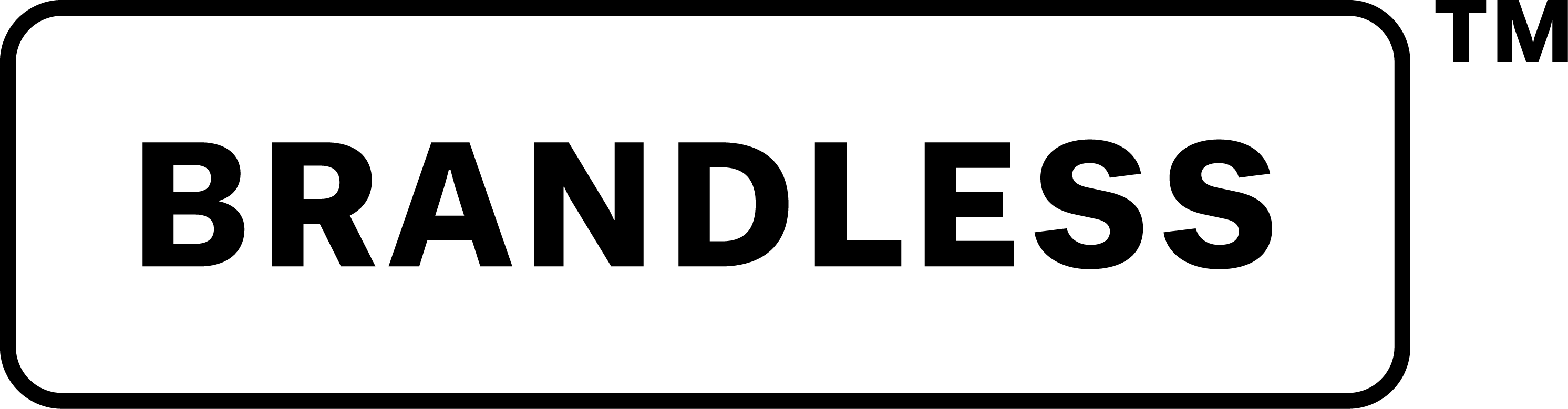 Brandless Logo (2984x779), Png Download