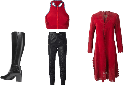 Scarlet Witch - Coat (427x294), Png Download