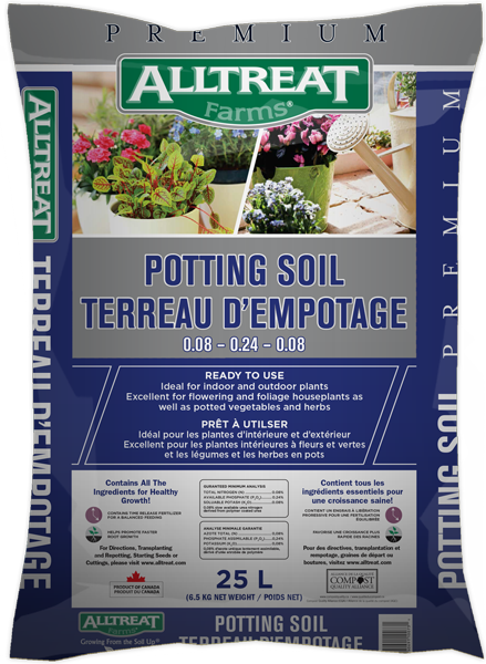All Treat Farms® Premium Potting Soil Contains Peat - Mulch (439x600), Png Download