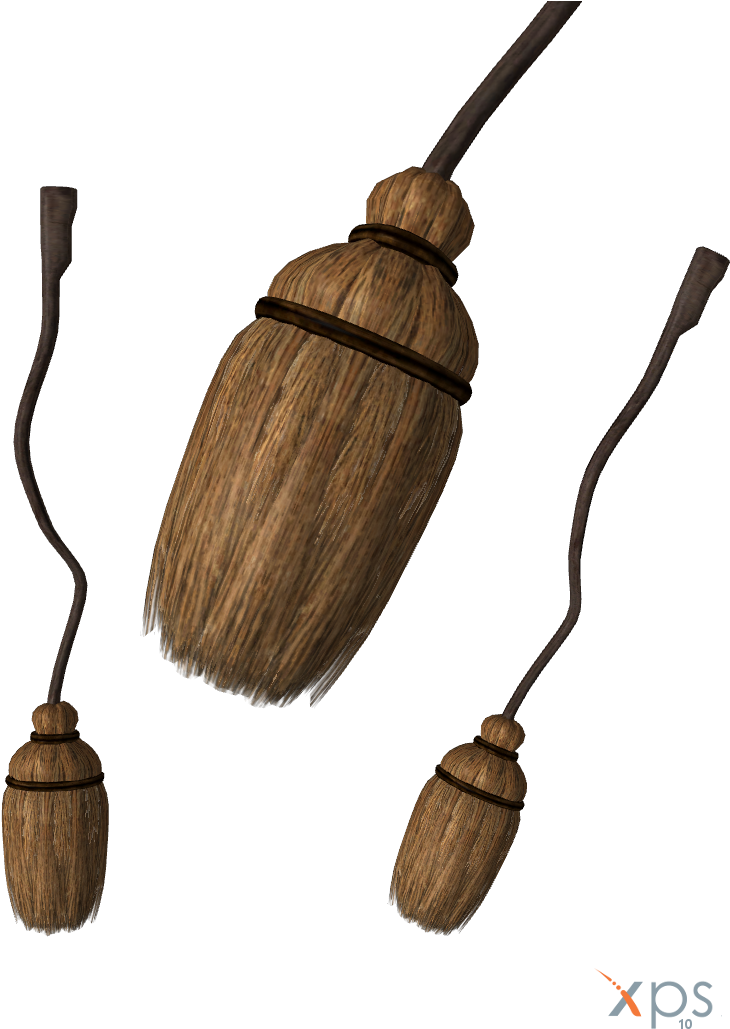 Witch Broom Png - Broom Halloween Png (748x1041), Png Download