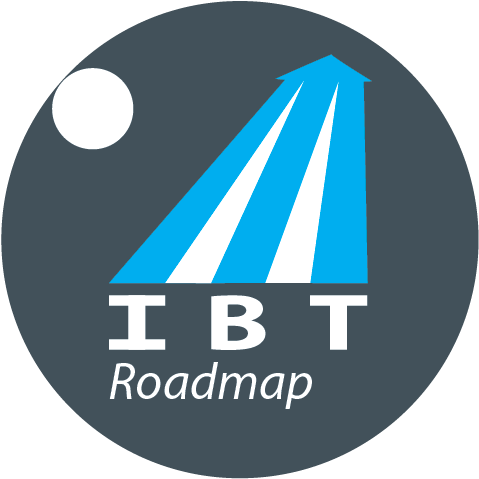 Ion Beam Techniques Roadmap Logo Ibt Roadmap Grey Blue - Blue (842x596), Png Download