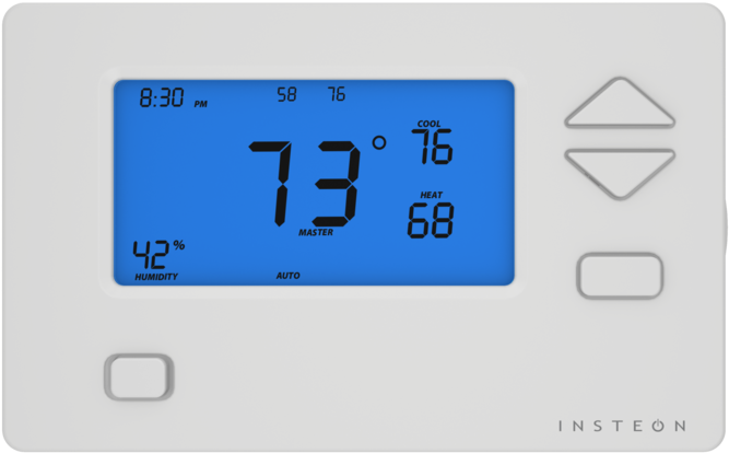 Wired Thermostat 01 - Insteon (1000x1000), Png Download