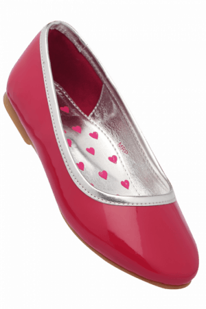 Kittens Girls Partyware Slipon Ballerina Shoe - Ballet Flat (300x450), Png Download