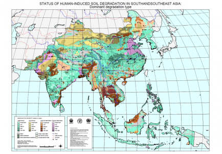 Assessment Of Soil Degradation In South And Southeast - Atlas (800x300), Png Download