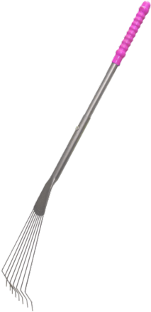 Tubtrug Long Handled Tidee Rake 71cm Pink - Broom (450x450), Png Download