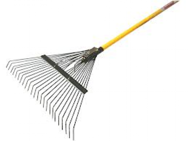 Faithfull Faifrfg Flexo 22 Tine Leaf Rake Fibreglass (600x600), Png Download