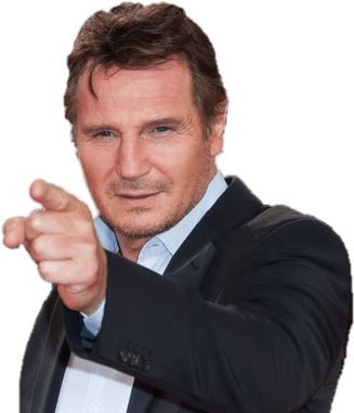 Download - Liam Neeson Png (594x395), Png Download