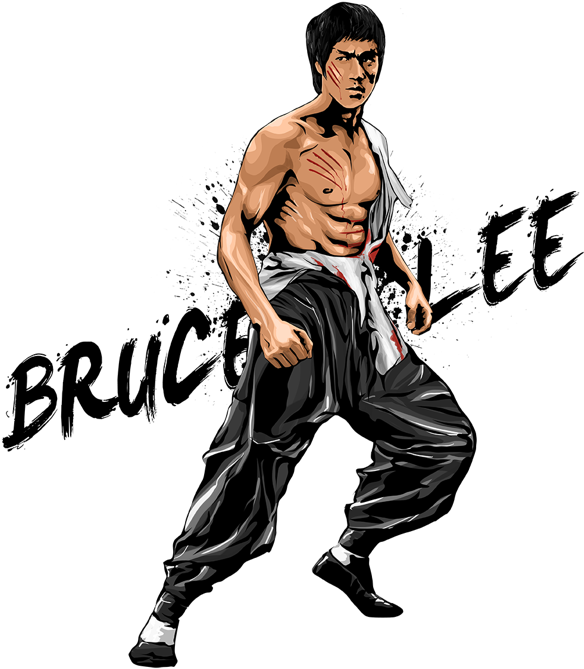 Bruce Lee Images Hd (600x686), Png Download