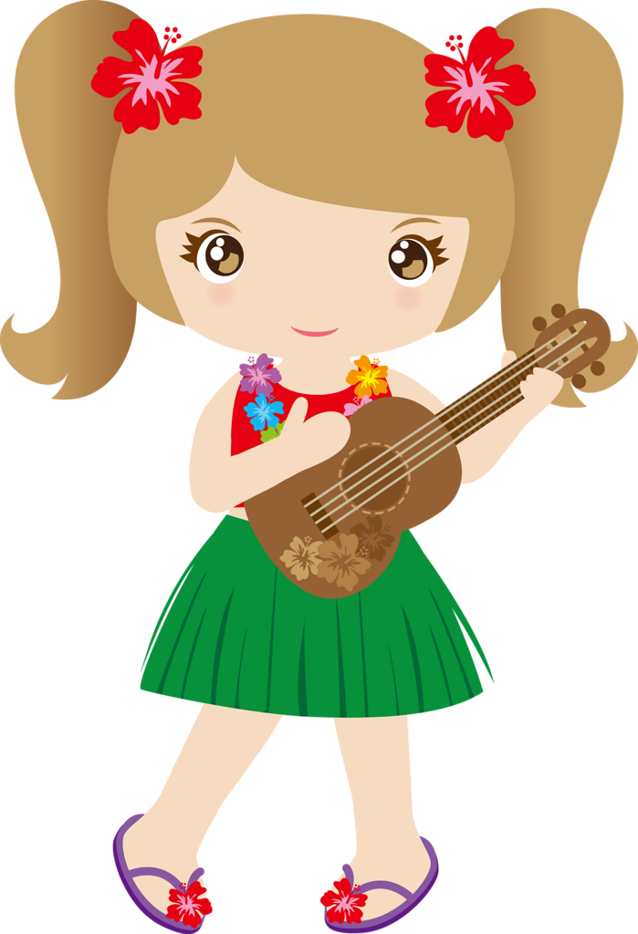 Hawaiian Aloha Tropical - Hawaiian Luau Png Hawaiian Clip Art Png (699x1024), Png Download