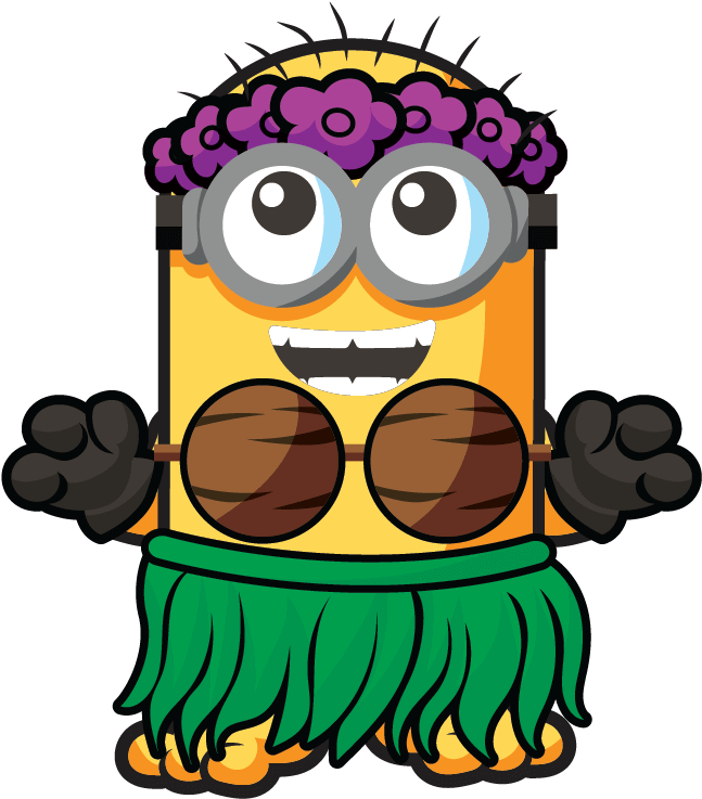 Online Luau Jerry Pic - Minion Luau (960x960), Png Download