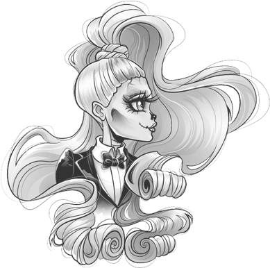 Zombie Gaga Art (404x405), Png Download