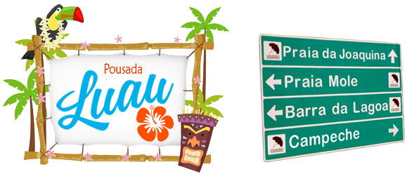Logo Pousada Luau Campeche Placa - Banner (604x249), Png Download