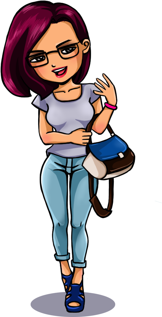 Draw Me And My Partners At Work - Cartoon (1014x1386), Png Download
