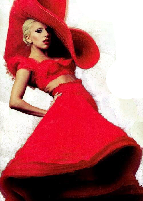 Gaga New Vanity Fair - Lady Gaga Vanity Fair 2012 (500x700), Png Download