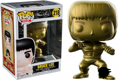 Funko Pop Bruce Lee Limited Gold - Funko Bruce Lee Pop! Vinyl (500x500), Png Download
