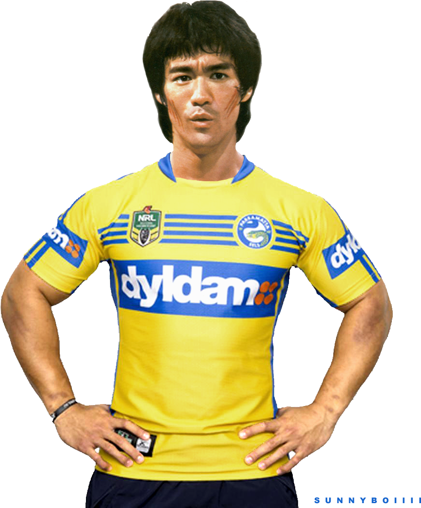 Bruce Lee Parramatta Eels - Parramatta Eels Indigenous Jersey (1000x1064), Png Download