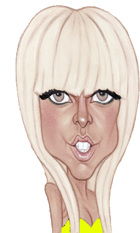 Lady Gaga Clipart Transparent - Clip Art (500x500), Png Download