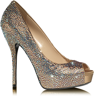 Glitter Shoes Png (538x436), Png Download