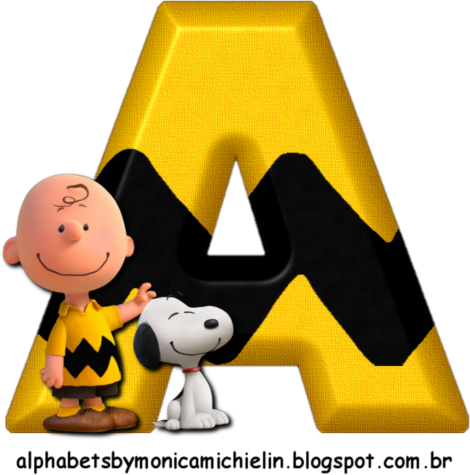 Alfabeto - Alfabeto Do Snoopy Png (700x700), Png Download