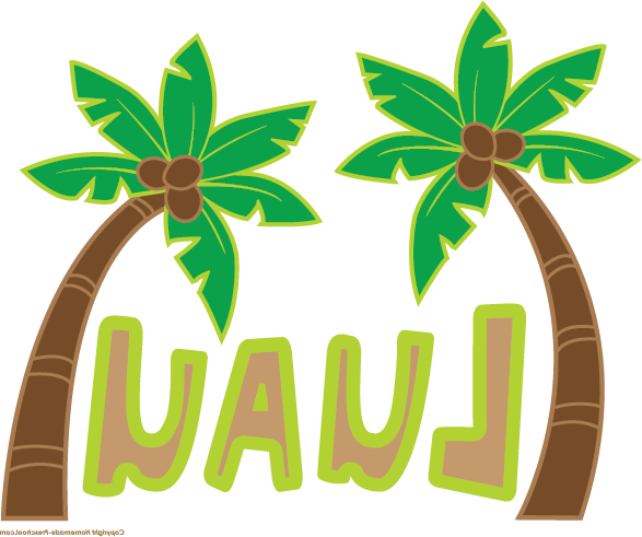 Sandal Clipart Luau 3 Source - Luau Clipart Free (587x491), Png Download