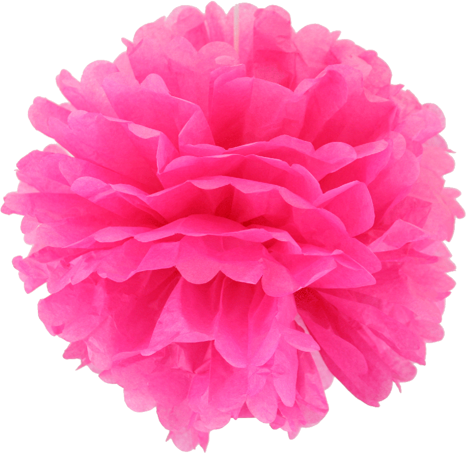 Pink Pom Pom Png (1000x978), Png Download