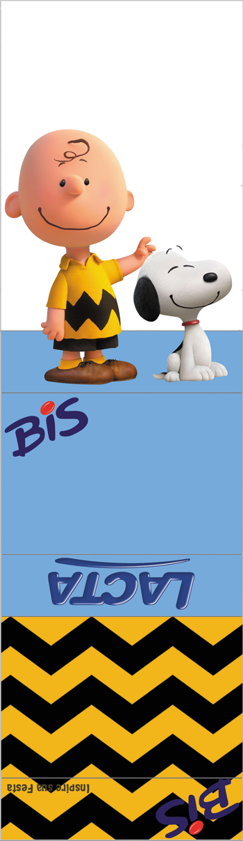 Snoopy Kit Festa Grátis Inspire Sua Festa ® - Peanuts Charlie Brown And Snoopy Baby Onesie (350x1208), Png Download