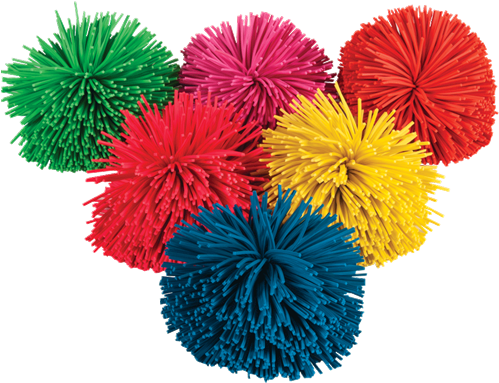 Hart Pom Pom Ball Set (500x500), Png Download